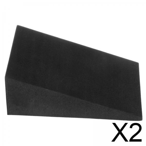 2xYoga Foam Wedge Block Professional Heel Stretcher Slant Board Calf Stretcher Style A