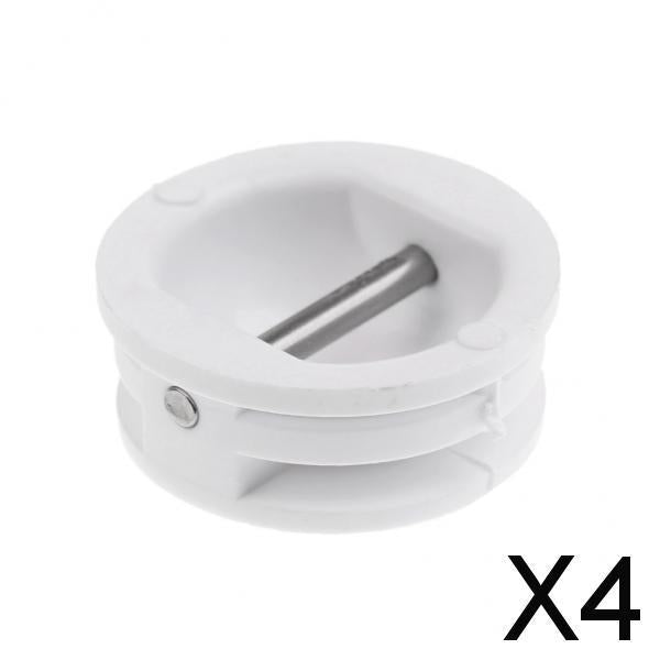 4xSurf Leash Leg Surfboard SUP Longboard Legrope Deck Plug 3cm Diameter White