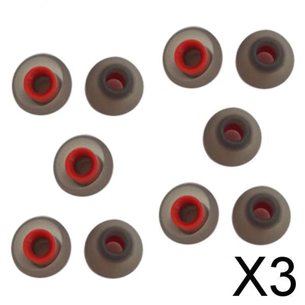 3x10 Pack Earphone Soft Silicone Earplugs Earbuds Tips Cover Replacement