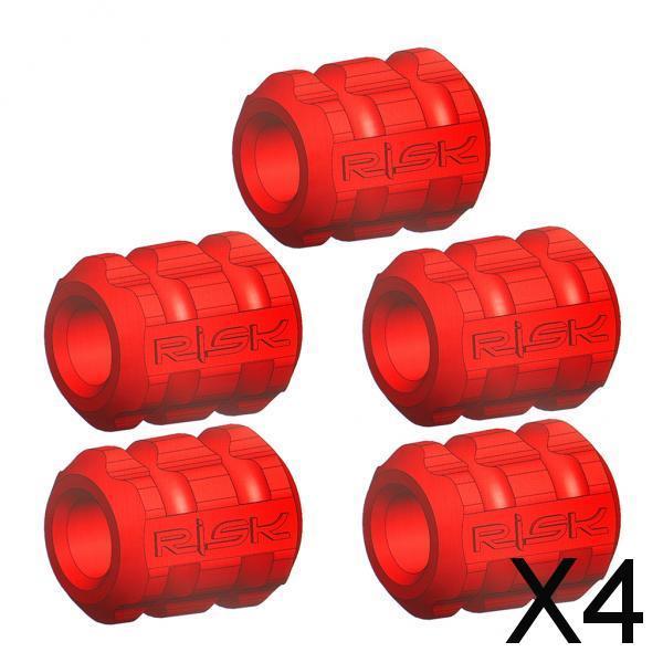 4xBike Cable Sleeve Shifter Brake Cables Frame Protector Cover Wrap Red