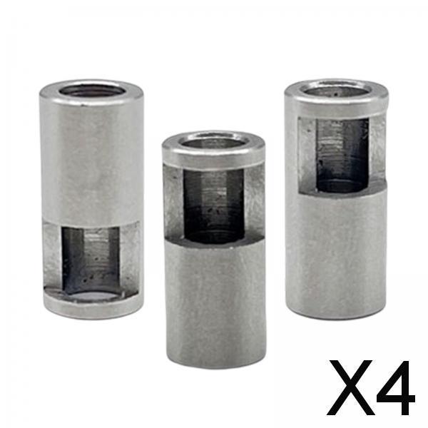 4xStainless Steel 8mm to 5mm Motor Axle for 1/8 RC Crawler Car Replacement 3pcs