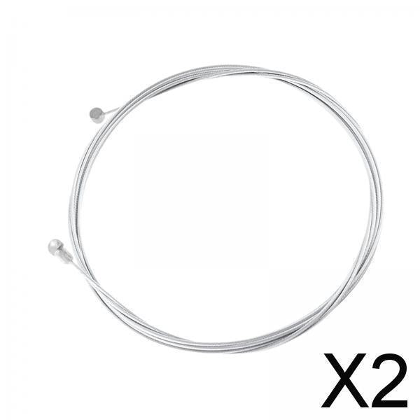 2xBike Brake Cable Brake Gear Equipment Repairing Universal Bicycle Brake Line 1.1M Front