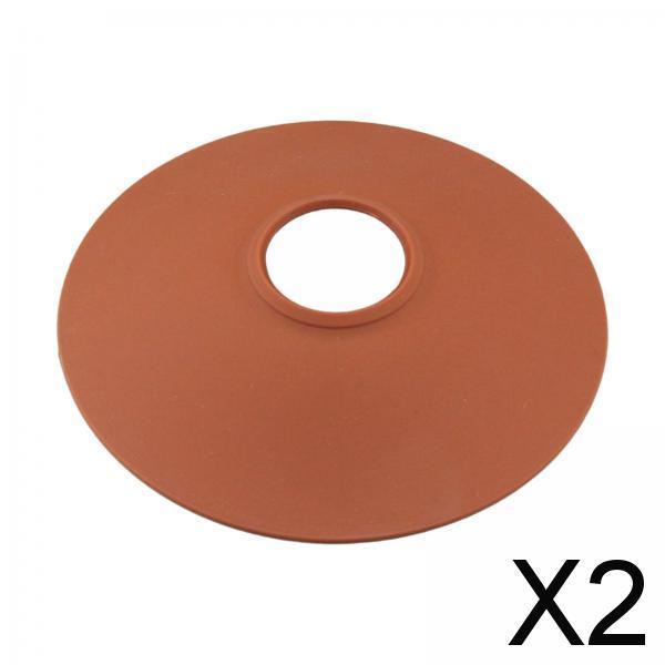 2xCamping Lamp Shade Replacement LED Flashlight Camping Tripod Light Cover Brown