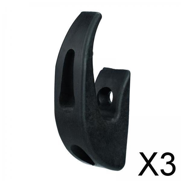 3xFront Hook Hanger for Xiaomi Generation Scooter Skateboard Accessories Black