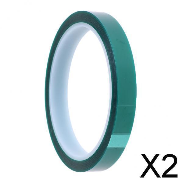 2xTape High Temperature Heat Resistant Insulation Adhesive Electric Tape 12mm