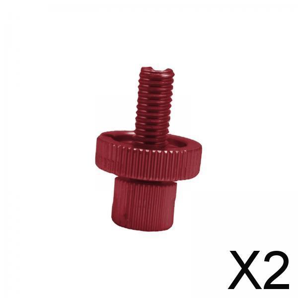 2xM10 Clutch Brake Cable Adjuster Screw Nut Bolt for Motorcycle Motocross Red