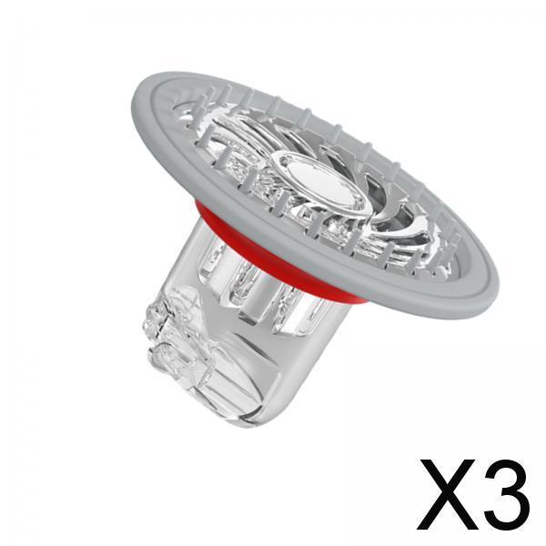 3xFloor Drain Core Toilet Laundry Bathroom Shower Kitchen Magnetic Drain Plug Clear A