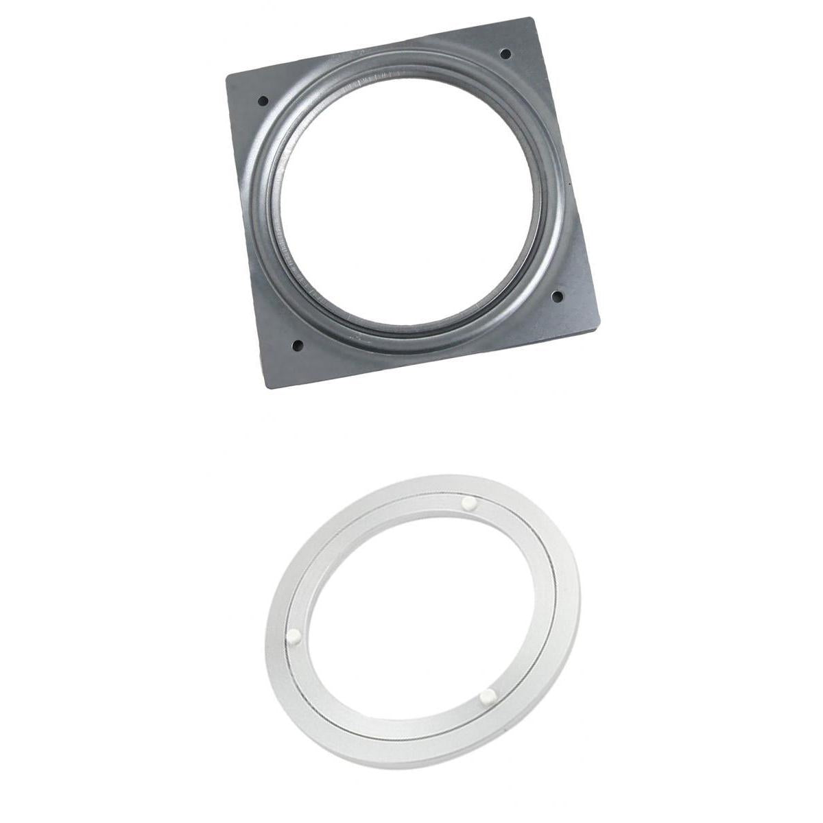 6inch+8 inch Full Ball Bearing Swivel Plate Lazy Susan Turntable TV Rack