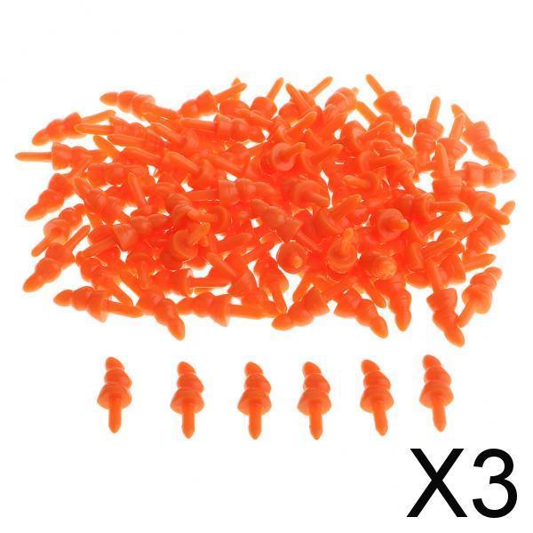 3x100 Pieces Plastic Long Safety Noses for Doll Animal Toys Making Accessories