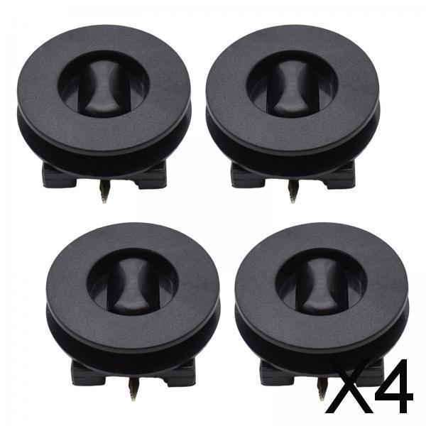 4x4x Car Carpet Clips Accessories Mat Retainer Carpet Non Slip Buckle Black 