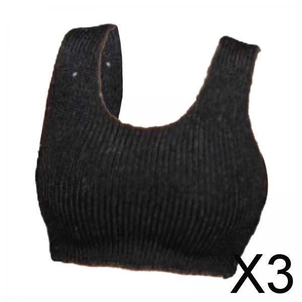 3x1/6 Female Vest Handmade Doll Clothes for 12in Dress up Soldiers Figures
