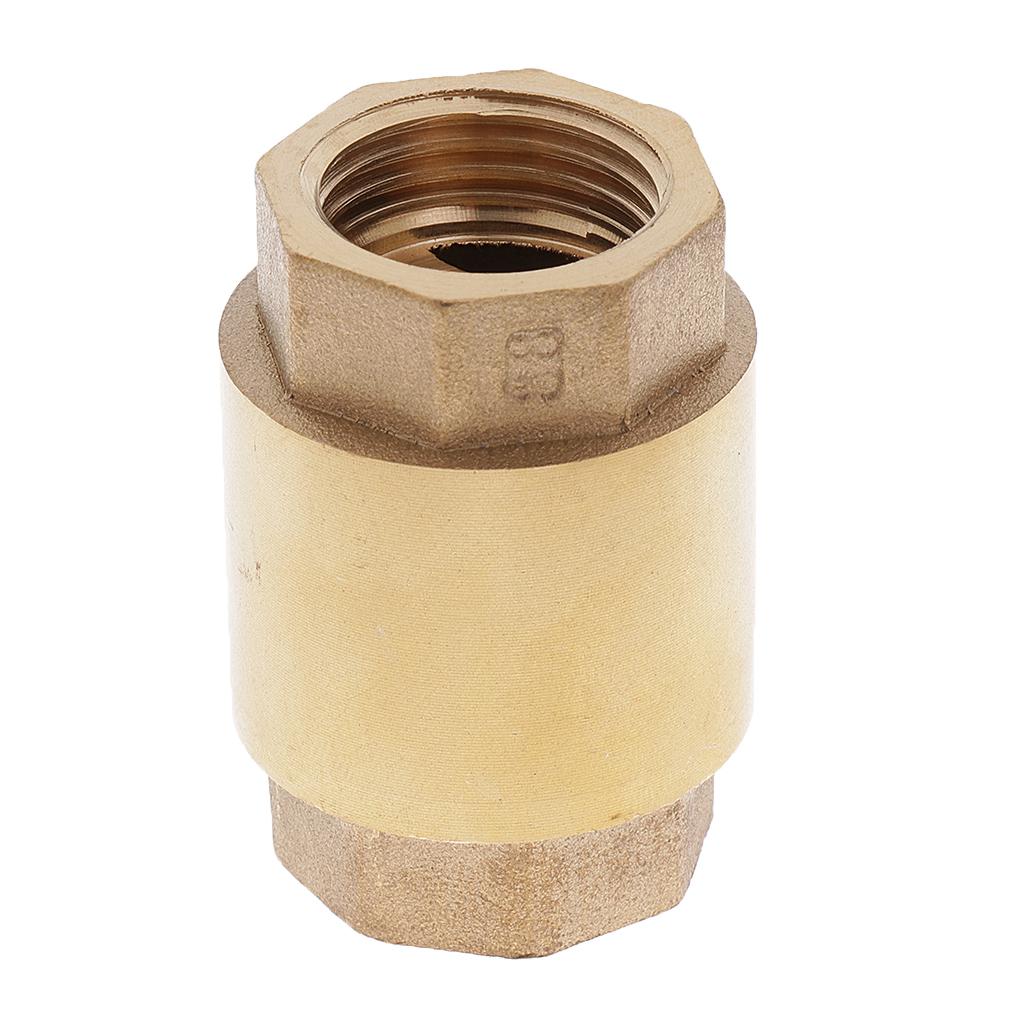 1/2 Inch One Way Non-return Check Valves Gas Air Pump Accessories Brass 30x30x43mm