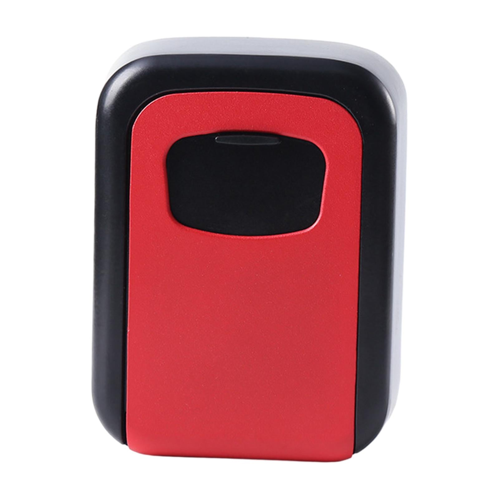 Key Cabinet Organizer Wall Mounted Key Lock Box for Digital Realtors Outside Red