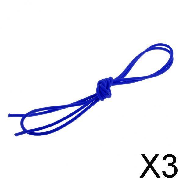3x3mm Elastic Bungee Rope Shock Cord Tie Down Boats Trailers Roof Rack 2m