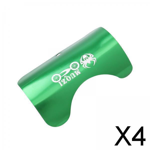4xBicycle Bottom Bracket Protector Sturdy Folding Bike BB Frame Protection Pad Green