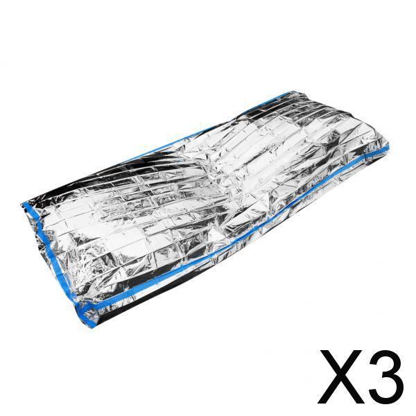 3x200 x 100cm Lightweight Camping Outdoor Emergency Sleeping Thermal Blanket