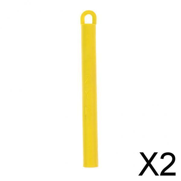 2xNew Yellow Rubber Snooker / Pool Cue Hanger - Helps Prevent Warping