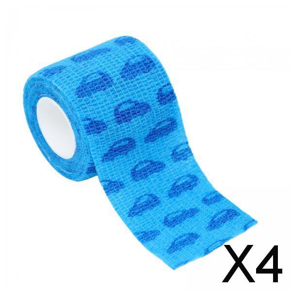 4xSelf Adhesive Bandage Cohesive Bandages Vet Wrap Tape for Pet Birds