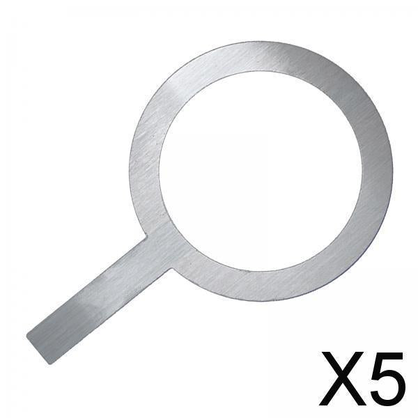 5xCoffee Cup Rim Protector Cover with Handle for DIY Making Baking Dessert 500 Calibre
