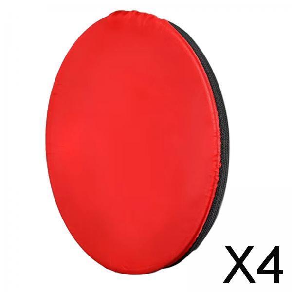 4xLight Diffuser Sock Spare Parts Lamp Sock Cover Cloth for Standard Reflector red