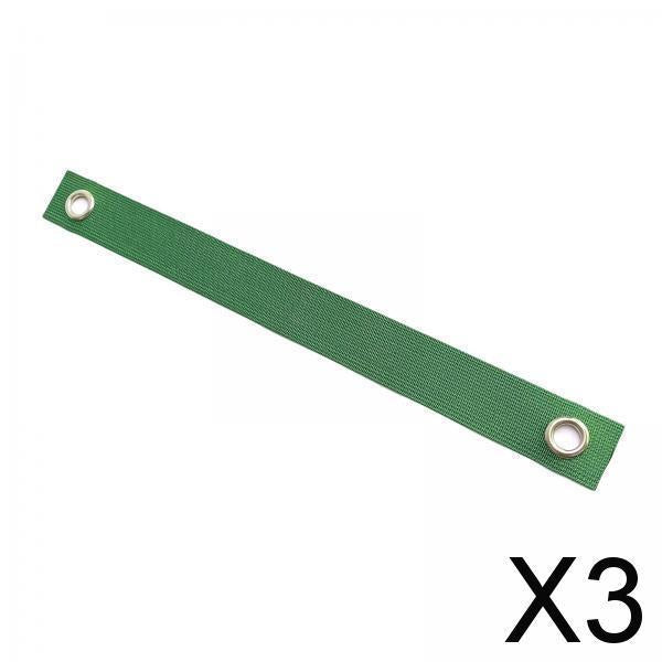 3xHammock Tree Straps Tree Straightening Straps for swing Seat Green