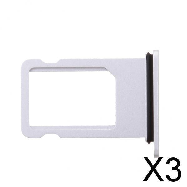 3xSIM Card Tray Slot Holder Replacement Part For Apple iPhone 8Plus Silver