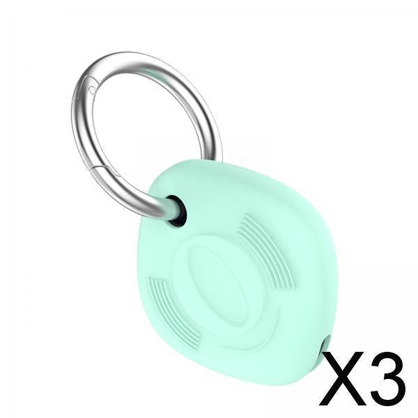 3xSilicone Case for Samsung Galaxy SmartTag Tracker Cover with Keyring Green