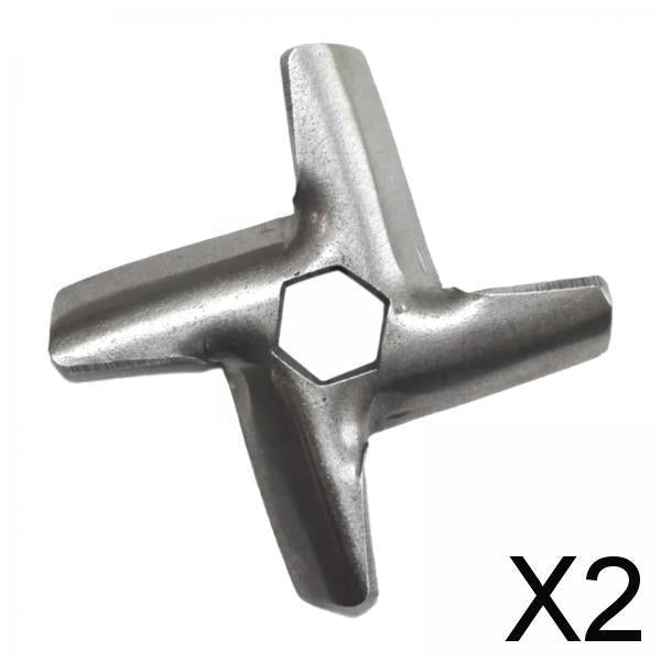 2xFood Meat Grinder Blade Cutter for Kitchen Electric or Manual Grinder Mixers