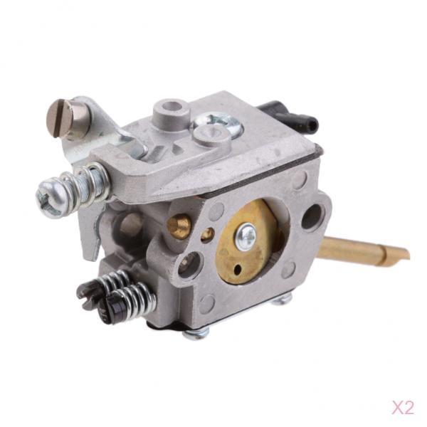 2 Pieces Carburetor Carb for Stihl H24D FS48 FS52 FS66 FS81 FS106 Trimmer