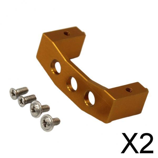 2xRC Steering Servo Mount Bracket for WLtoys 144001 RC Model Car Part Gold