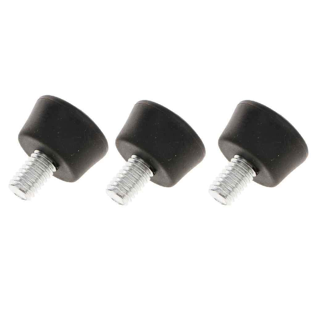 Universal Rubber Tripod Feet Non-slip Pad with M8 Screw For Tripod Monopod 23mm - Pack of 3