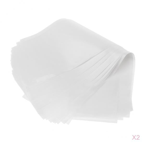 100x Salon Plastic Hair Dye Paper Color Highlight Separating Sheet Reusable