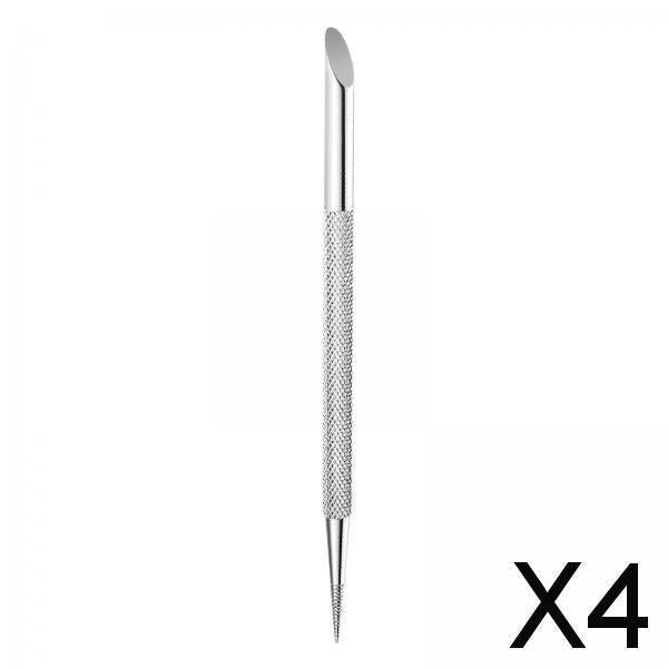 4xDual Ended Nail Cuticle Pusher Manicure and pedicures Tool Deed