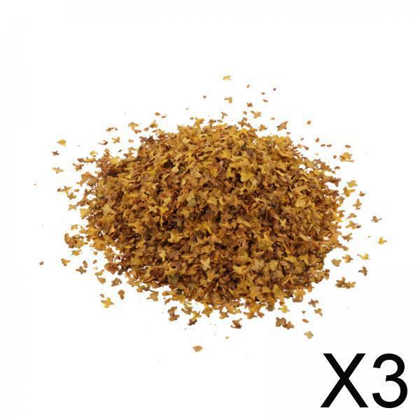 3xRealistic Miniature Leaves Simulation Leaves for Train DIY Mini Model Layout Yellow