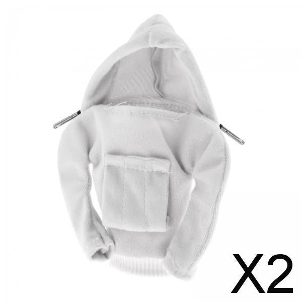 2xAutomotive Gear Shift Knob Cover Funny Hoodie Cool Shifter Knob Hoodie Cover White