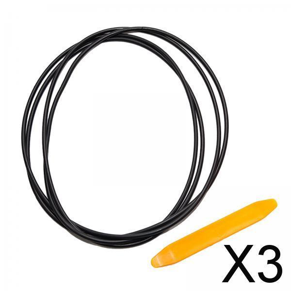 3xSunroof Anti Noise Rubber Seal Strip Kit for Tesla Model 3 Precision Cut