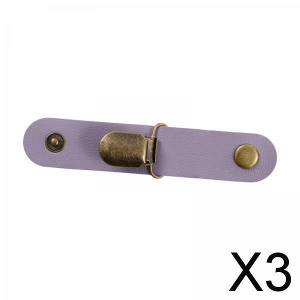 3xHat Clip for Cap Clip Travel Hat Clip for Backpacks Totes Luggage Purple