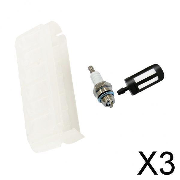 3xAir Filter Fuel Filter Spark Plug for Stihl 021 023 025 MS210 MS230 MS250