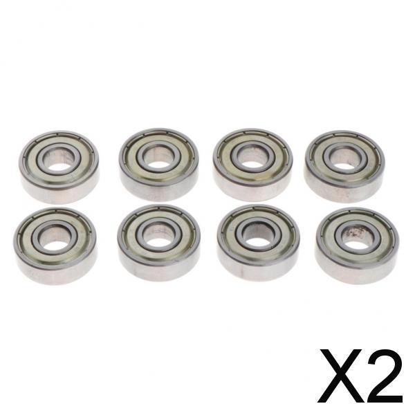 2x8 Pieces Pro Skateboard Bearings Chrome Steel