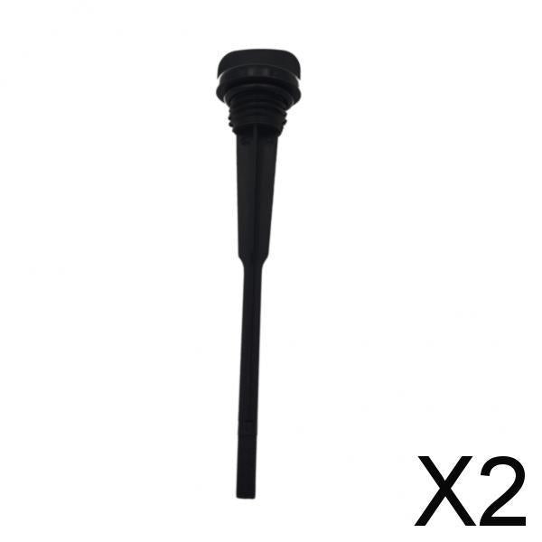 2xMotorcycle Oil Lever Dip Stick Dipstick for Honda CG125 150 JH70 Black