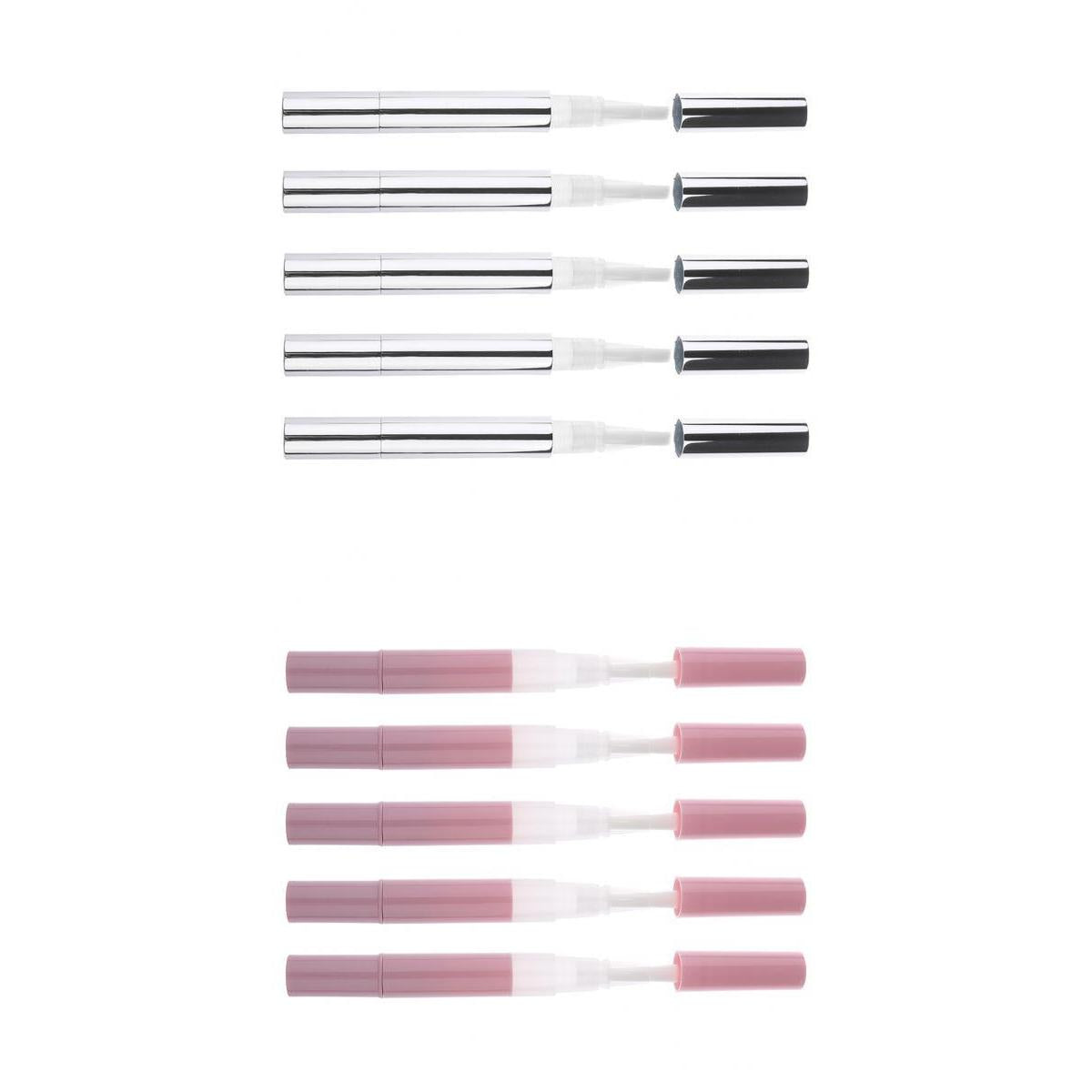10 Pieces 3ml Travel Empty Twist Pen Cosmetic Container Essential Oil Tube