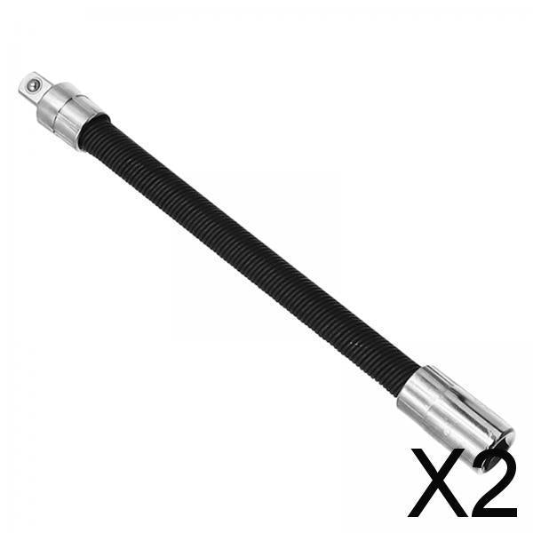 2xDurable Flexible Socket Extension Ratchet CR V for Car Repairing Driver 3/8