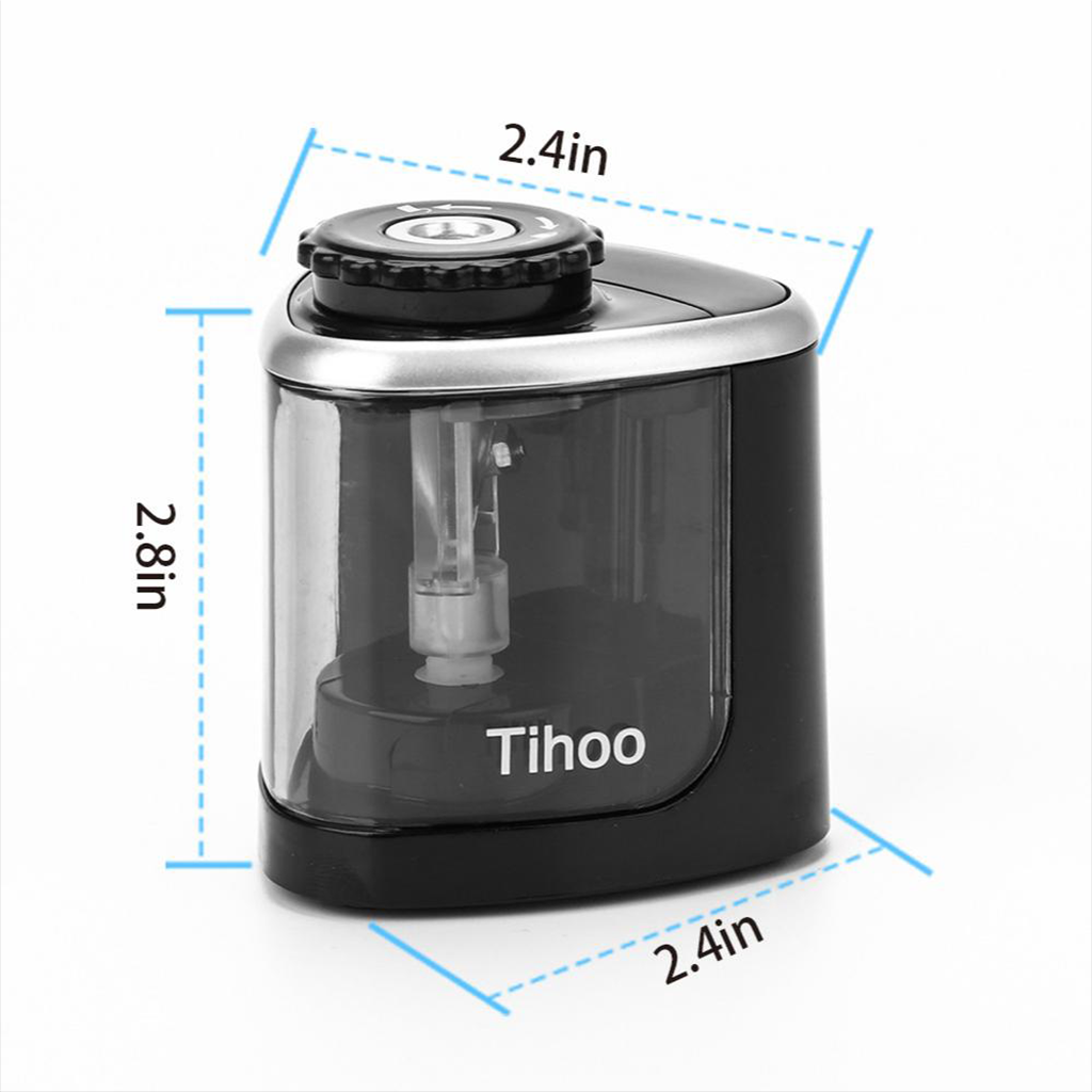 School Electric Automatic Pencil Sharpener for Kids Creative Black Tools