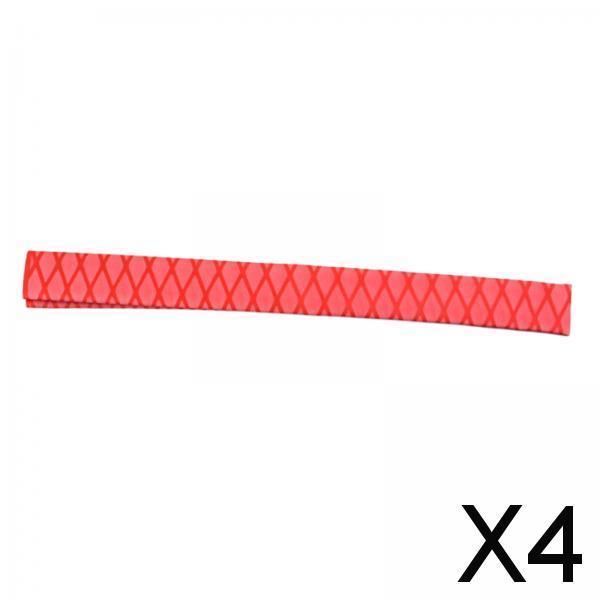 4xHeat Shrink Rod Wrap 3:1 Electrical Insulation Non-Slip 15mm 35mm Diameter Red 15mm