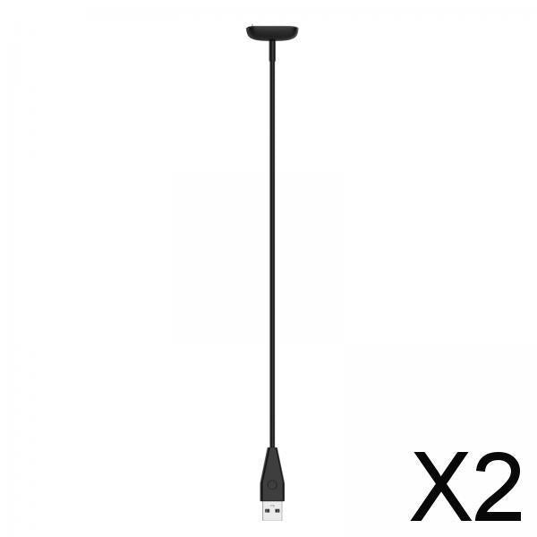 2x1PC Magnetic USB Charging Cable for Luxe Smart Watch  1M with Reset Button