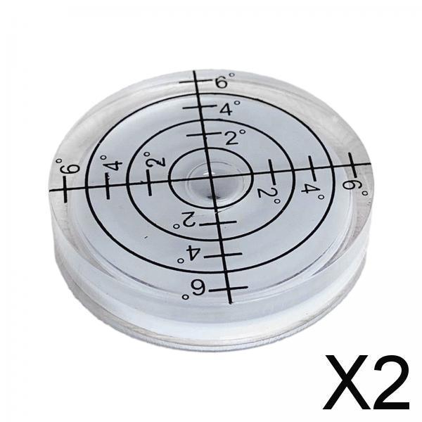2xHorizontal Bubble with Scale Bubbles Level Tool Measuring Tools Spirit Level Black 1