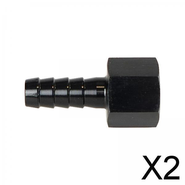 2x6AN to 3/8 Fuel Line Hose Fitting 6AN to 3/8in Push on Barb Pipe Connector AN6