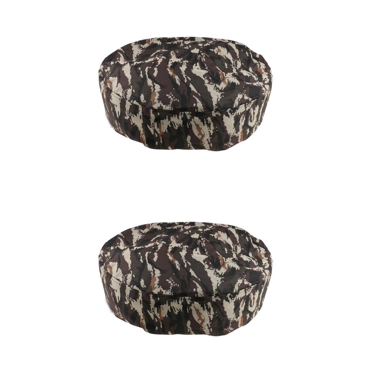 2pcs 15+14" Camo Car Truck Van Rear Spare Tire Tyre Wheel Cover Universal"