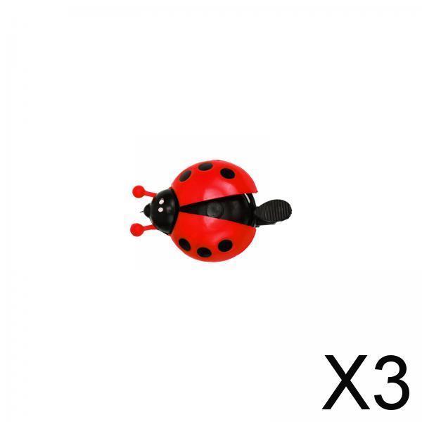 3xKids Bike Bell Cute Children Bike Bell Handlebar Decoration Road Bicycle Red