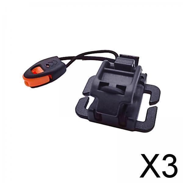3xEngineering Shovel Ice Axe Clip Multifunctional Outdoor Wheel Clip Black